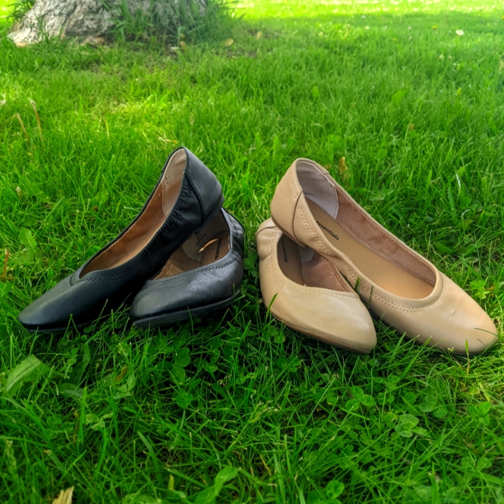 Set of 2 - Amazon Essentials - Women's Belice Ballet Flats